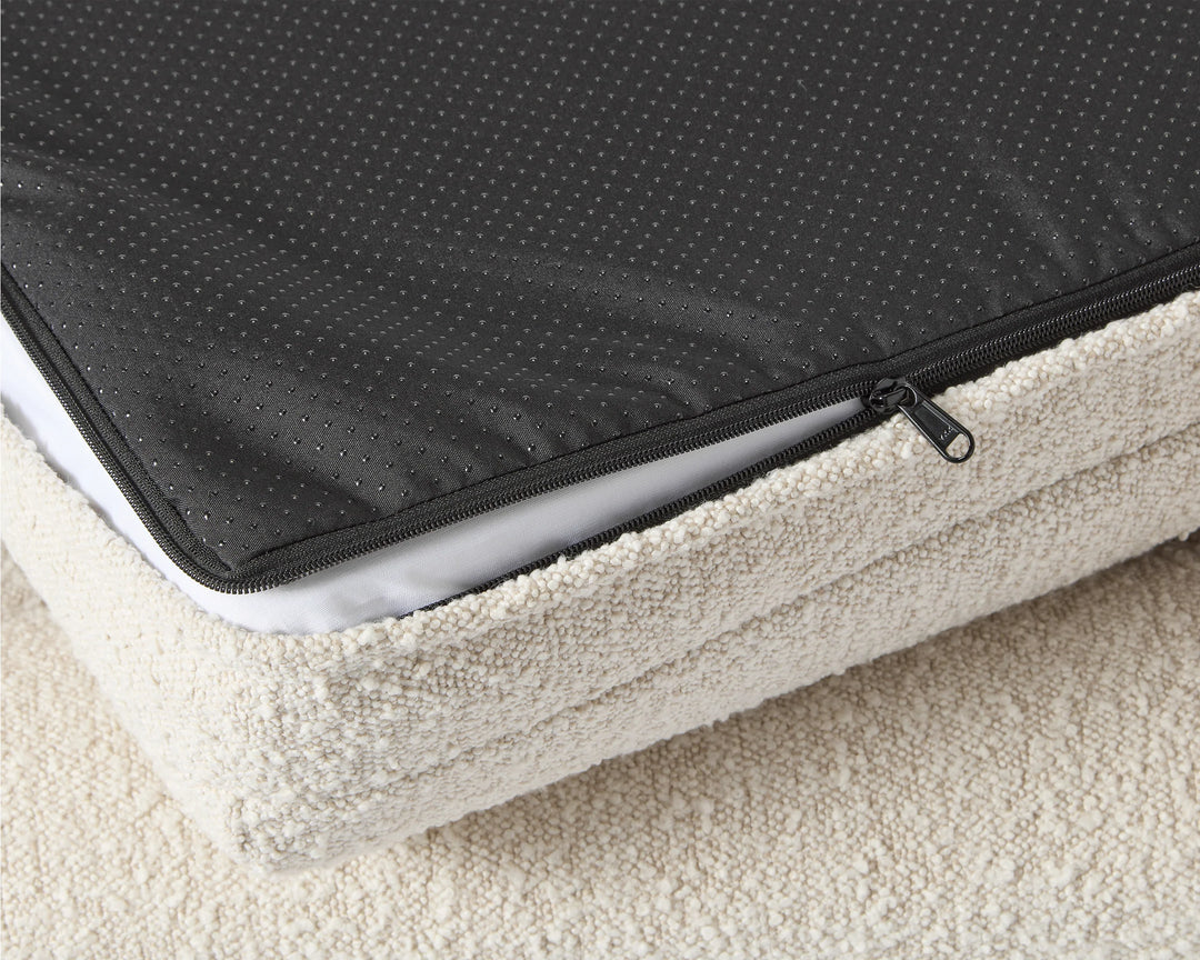 the puppabear bed - oatmilk