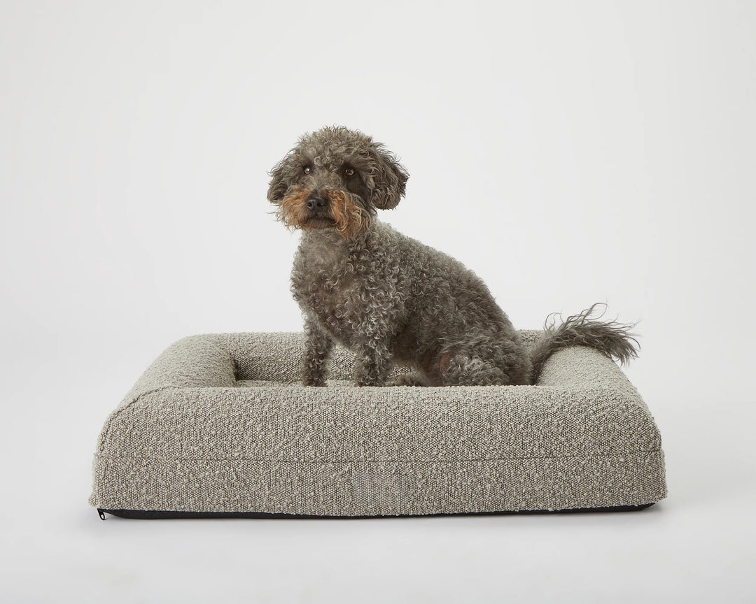 the puppabear bed - stone